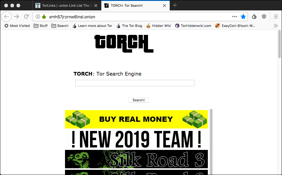 The Torch search engine